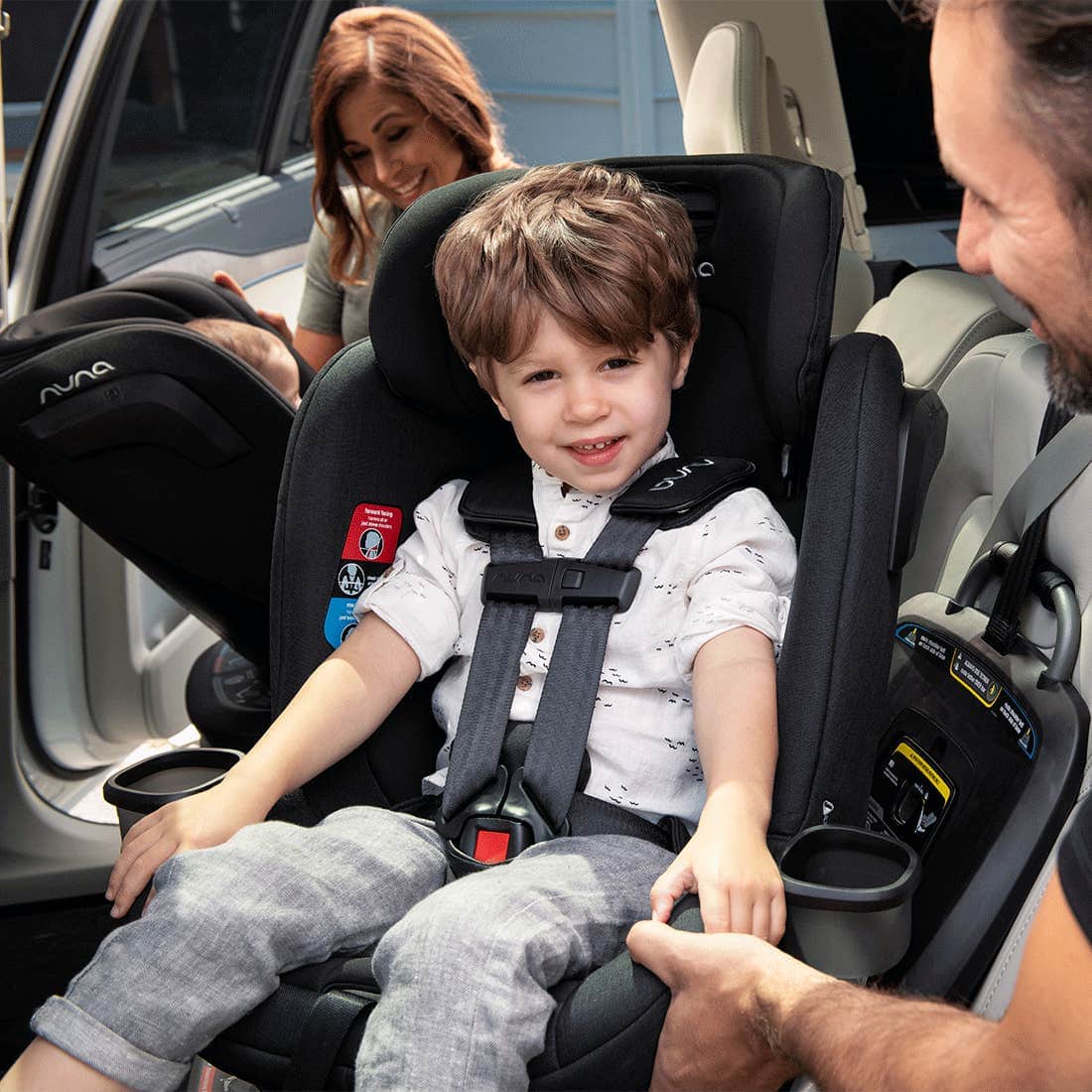 Nuna REVV 360 Rotating Convertible Car Seat for Toddlers - Safe & Easy to Install Infant to Booster Car Seat with Side Impact Protection - Perfect for Family Travel & Daily Commute