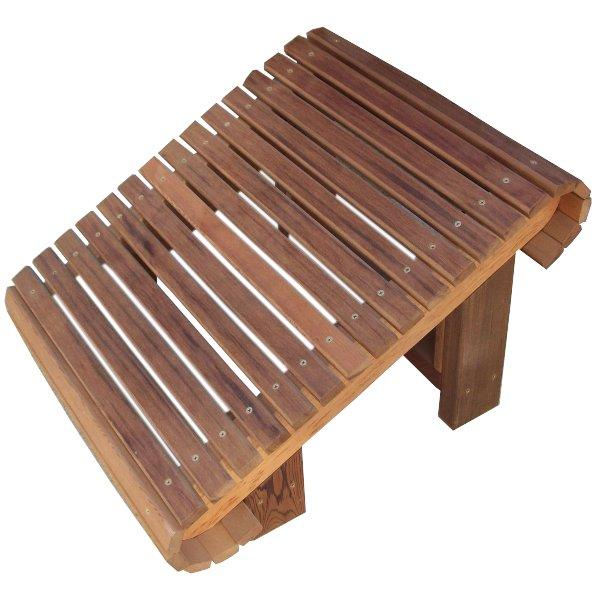 Rustic Wooden Ottoman with Storage - Handcrafted Country Style Footrest, Coffee Table & Bench - Perfect for Living Room, Bedroom & Patio Decor
