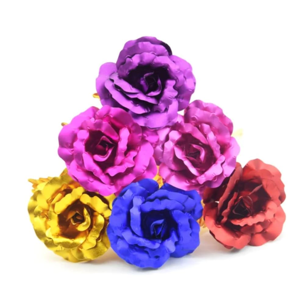 24K Gold Plated Rose - Luxury Eternal Flower Gift for Anniversaries, Valentine's Day & Home Decor