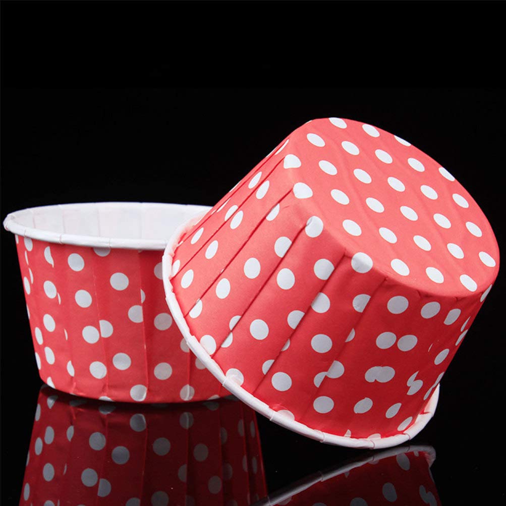 100-Pack CALLARON Muffin Wrappers & Cupcake Liners - Large Baking Cups for Muffins, Cupcakes, Parfaits, Sundaes - Perfect for Parties, Baby Showers & Home Baking Supplies
