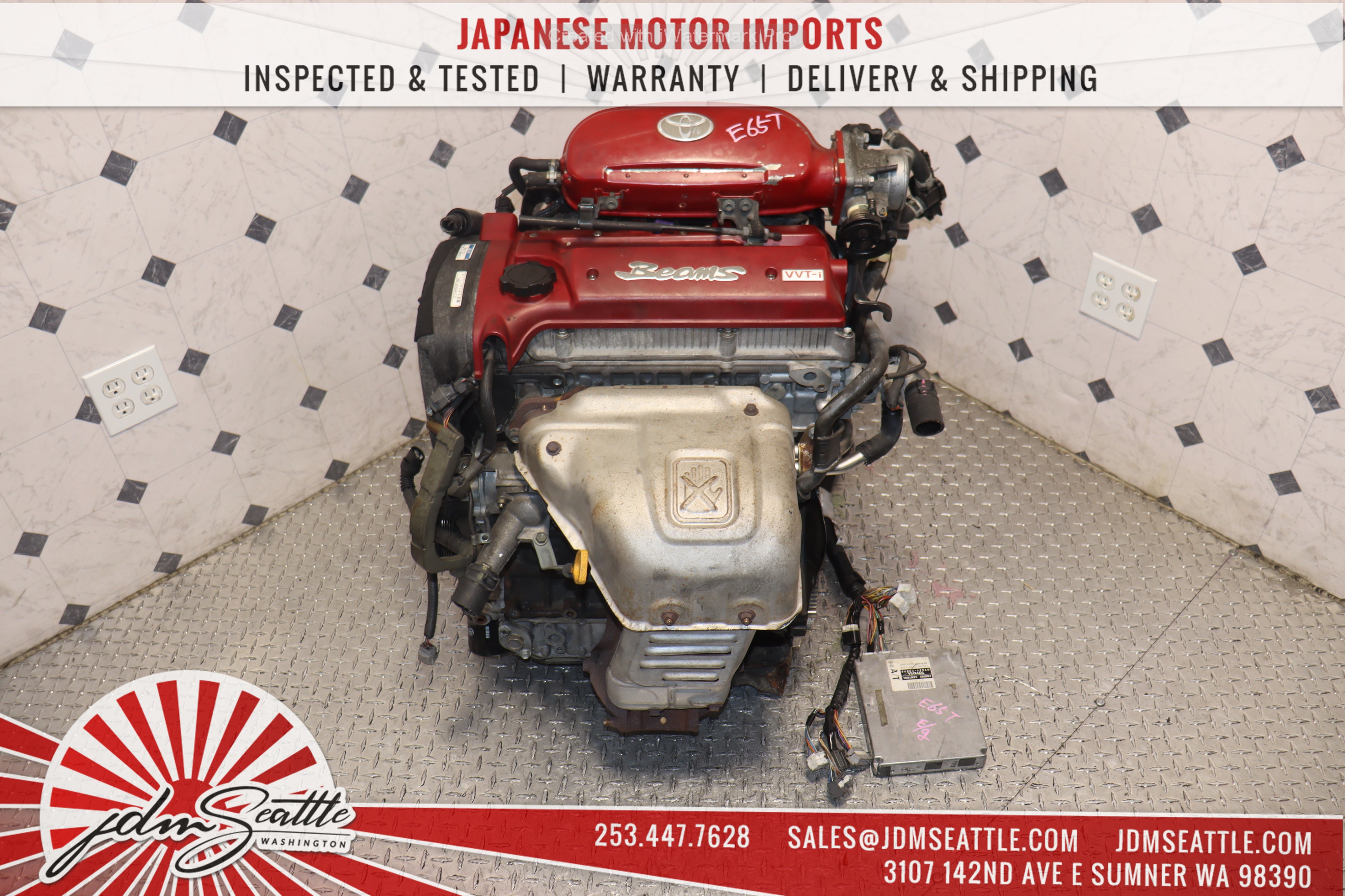Toyota Celica SS III ST202 BEAMS 2.0L VVTI Red Top Engine - JDM 3SGE Motor for Performance Upgrades & Racing | Perfect for Engine Swap, Restoration Projects & Car Enthusiasts