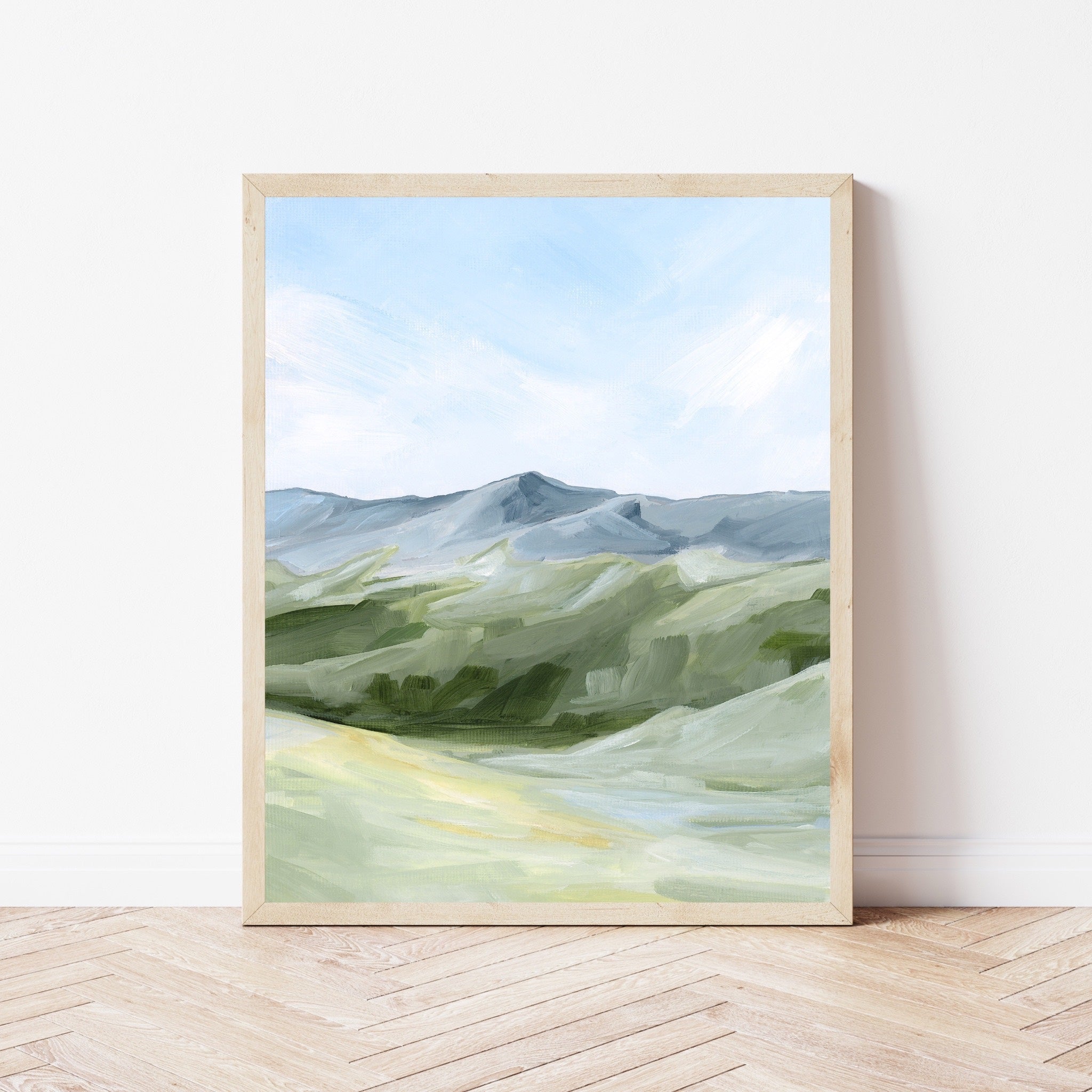 Above the Treeline Nature Art Print - Stunning Landscape Wall Decor for Living Room, Bedroom & Office