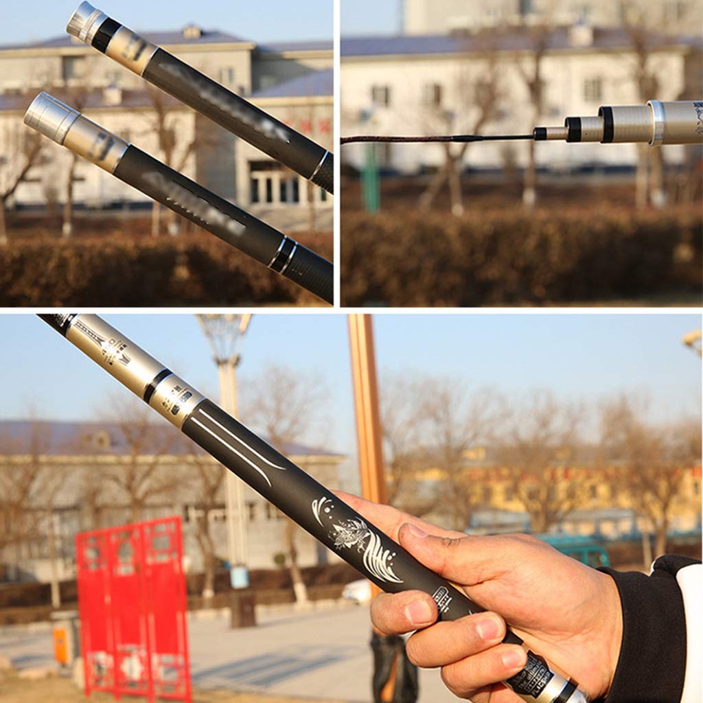 Portable Telescopic Fishing Rod - 4.5m Super Hard Travel Fishing Pole for Beginners, Youth & Adults | Perfect for Camping, Hiking & Outdoor Adventures