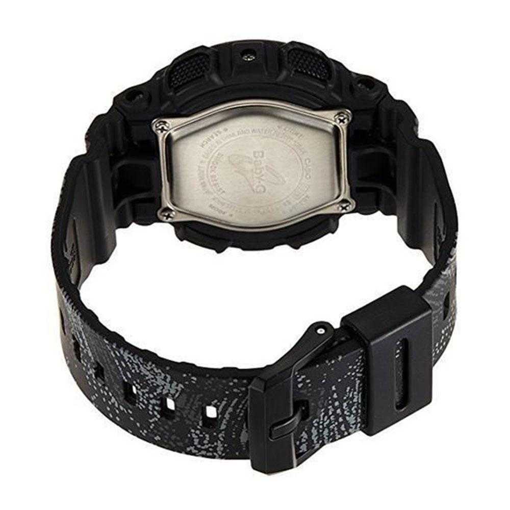 CASIO BABY-G BA-110TX-1ADR Digital Quartz Watch for Women - Black Resin Strap, Shock Resistant, Water Resistant - Perfect for Sports, Fitness & Outdoor Activities