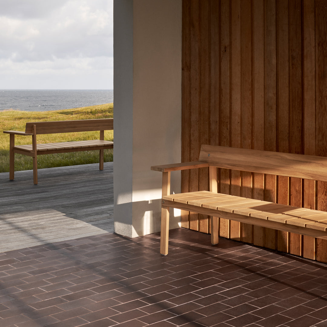 Premium GL101 Timbur Outdoor Bench - Weather-Resistant Solid Wood Garden Bench for Patio, Backyard & Deck - Perfect for Relaxing, Entertaining & Outdoor Decor