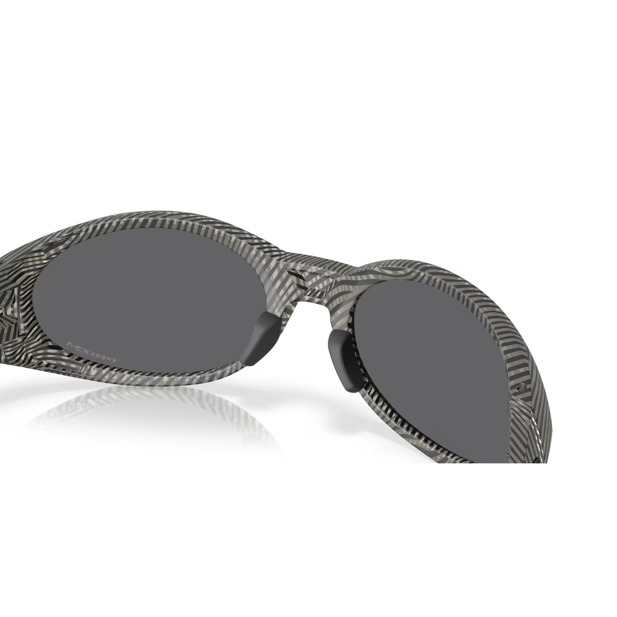 Oakley Eyejacket Redux Sunglasses - Matte Grey Ink Fingerprint Polarized Lenses for Running, Cycling & Outdoor Sports