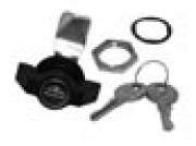 Hammond Manufacturing 2WKL-N 2000 Series Wing Knob Key Lock - Secure Cabinet & Control Panel Access for Industrial Equipment