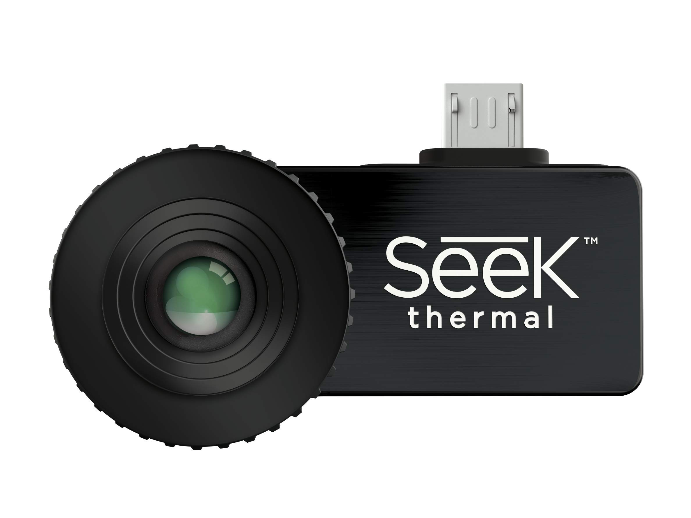 Seek Thermal Compact - Professional Thermal Imaging Camera for Android with MicroUSB, Black (UW-AAA) - Perfect for Home Inspection, Electrical Work & Outdoor Adventures