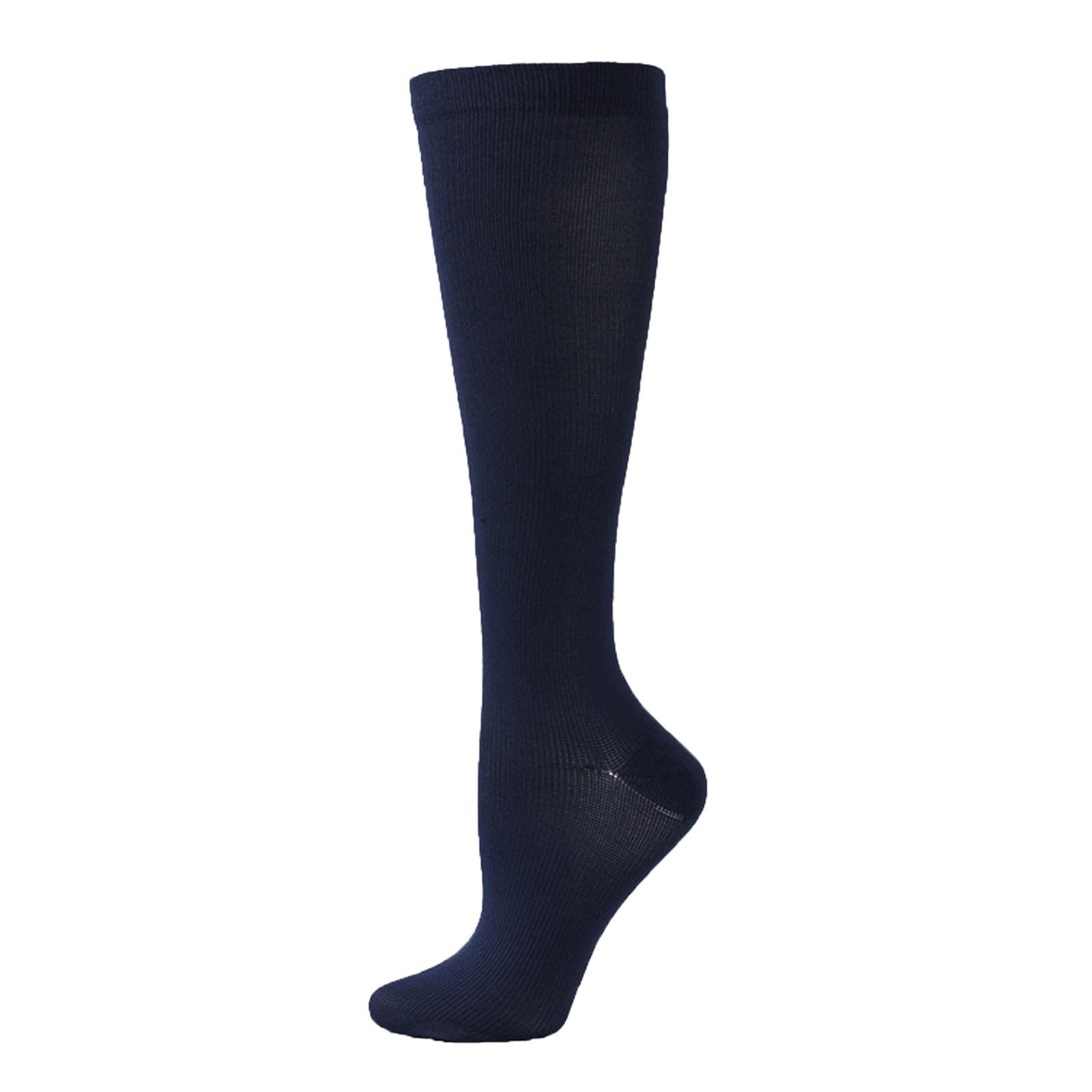 Best Compression Socks for Women & Men - Navy XXL Knee High Stockings for Nurses, Travel, Running & Workout - Breathable & Supportive Medical Socks for Circulation & Comfort