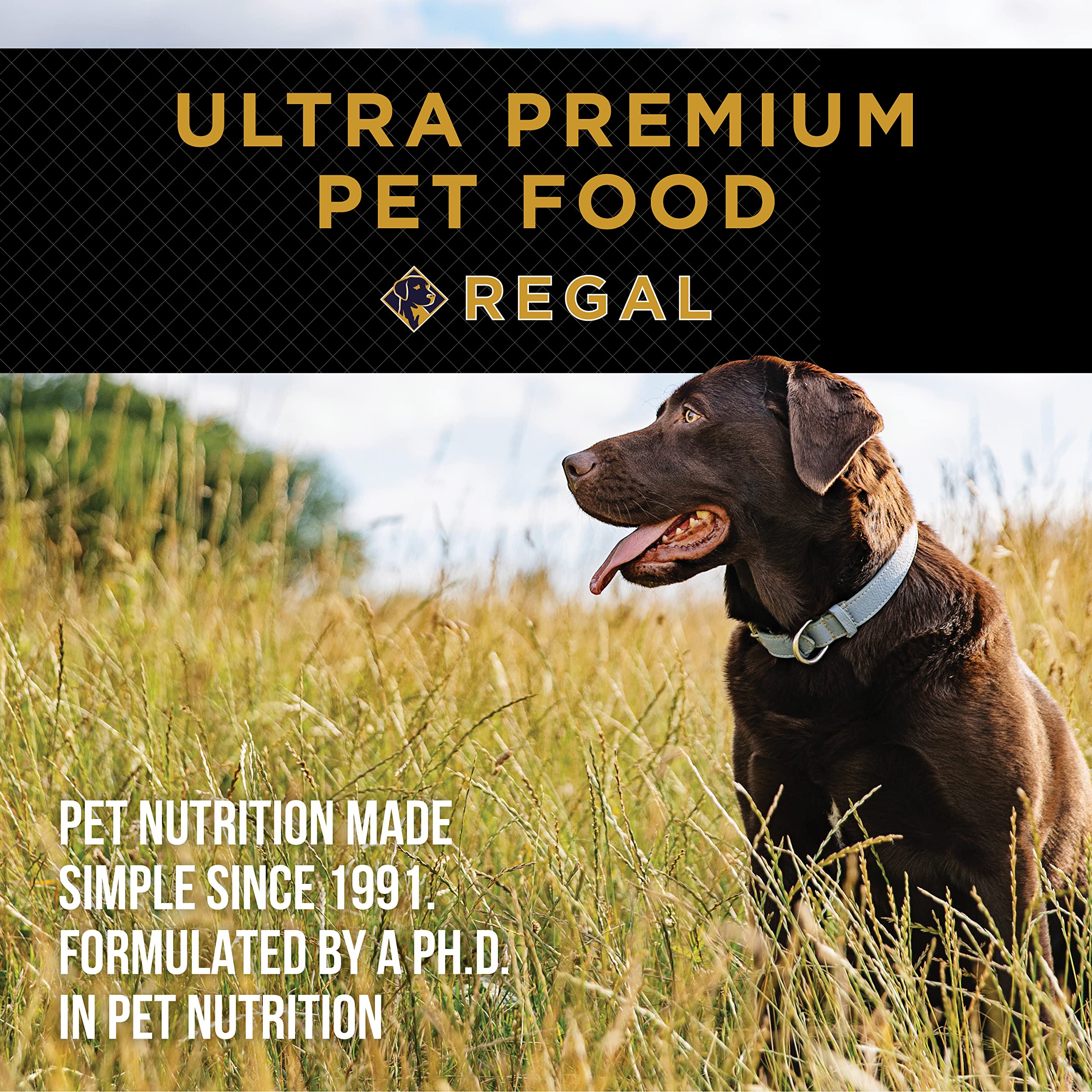 Regal Pet Foods Adult Sensi Bites Turkey Meal Recipe - All Natural, Limited Ingredient Dry Dog Food for All Breeds & Sizes - Made in USA, 26 LB Bag - Perfect for Sensitive Stomachs & Daily Nutrition