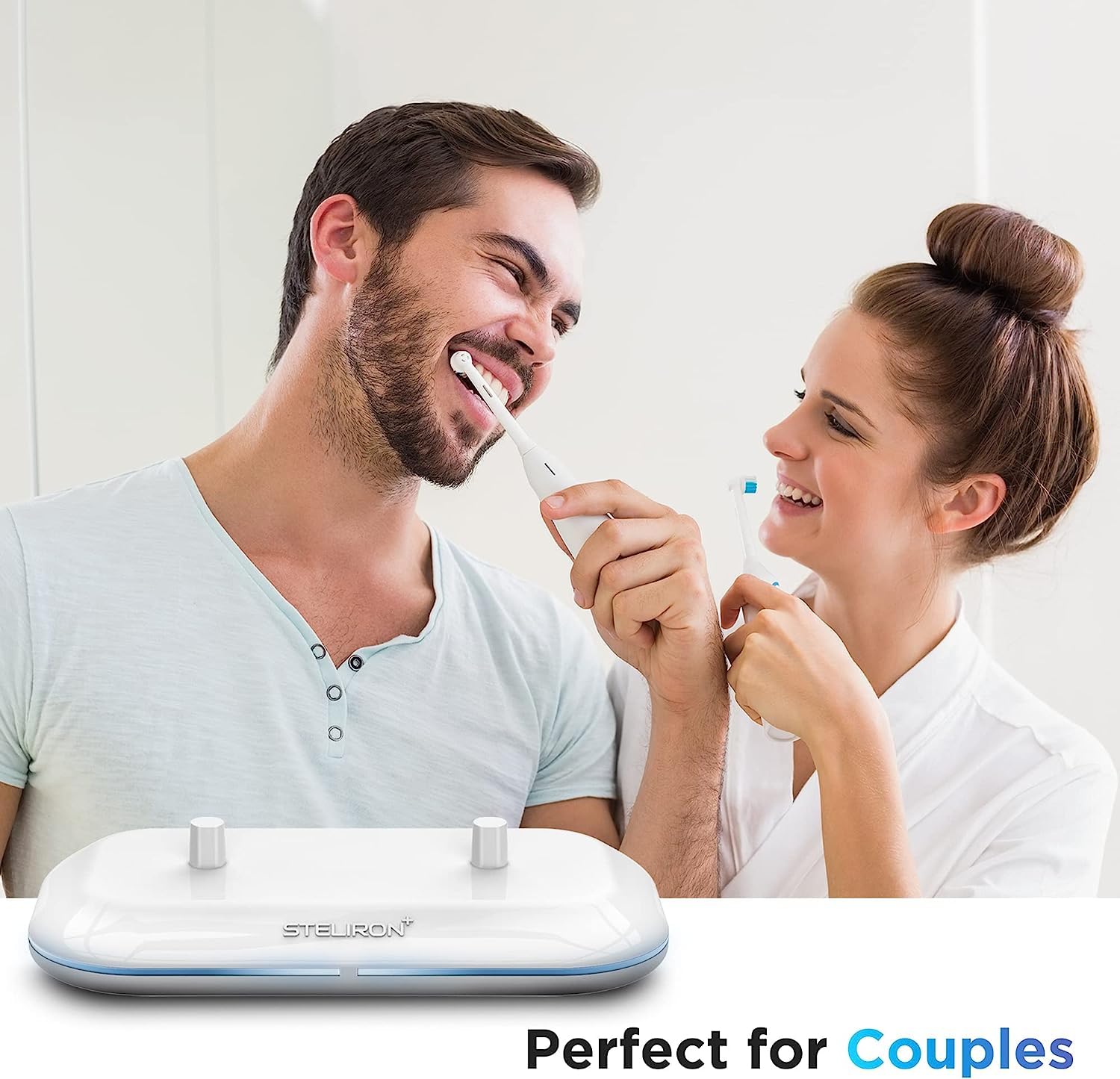 Galvanox Dual Electric Toothbrush Charger - Compatible with Aquasonic Black Series, Duo, Pro & Vibe Models | Fast Charging Station for Travel & Home Use