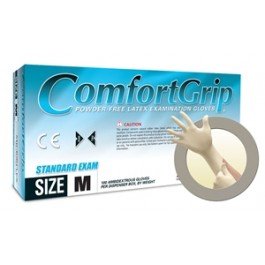 Microflex ComfortGrip CFG-900 Powder-Free Latex Exam Gloves (1000 Count, Medium) - Medical Grade, Disposable, Comfortable Fit for Healthcare, Dental, Tattoo & Food Service Professionals