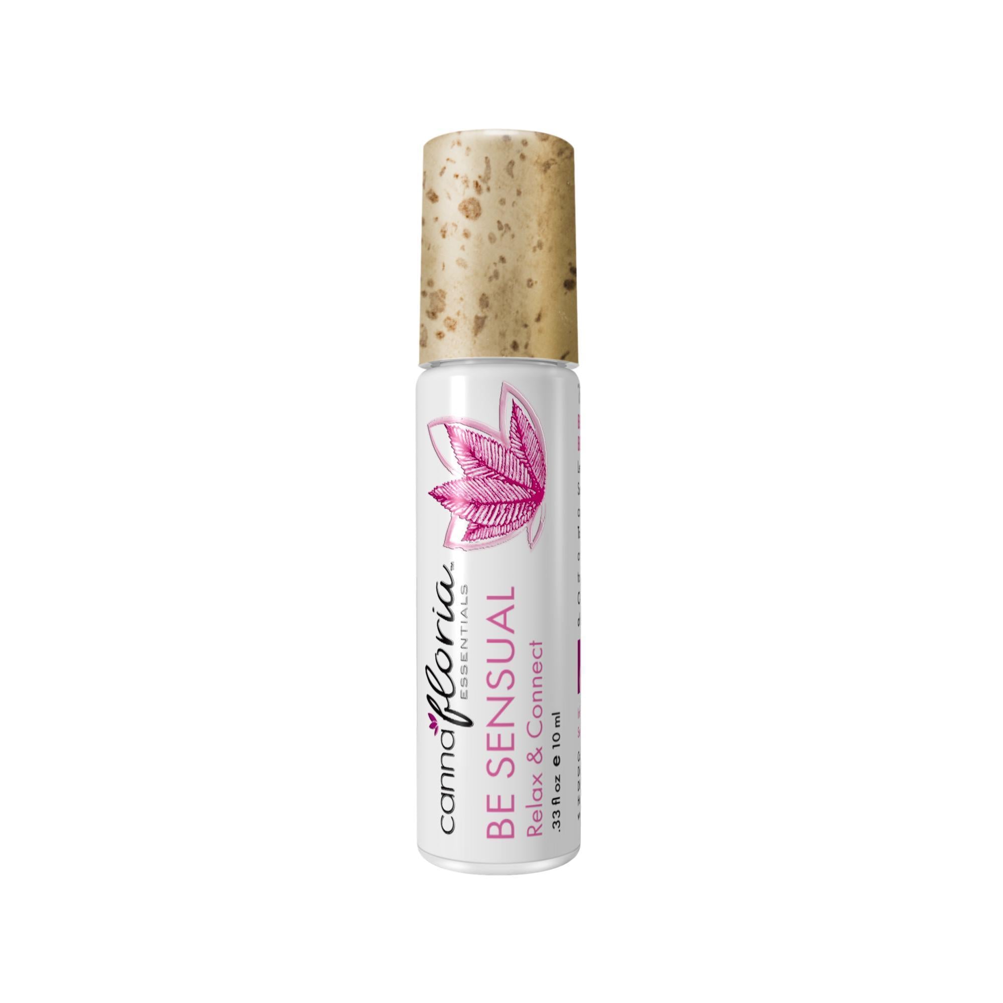 Cannafloria Essential Oil Roll On for Stress Relief & Relaxation - Portable Aromatherapy for Home, Office & Travel