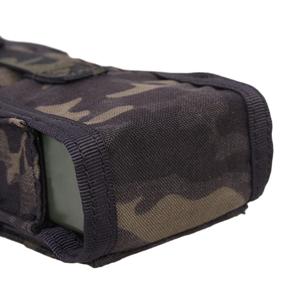 EmersonGear PRC 148/152 Tactical Radio Pouch - MOLLE Compatible Walkie Talkie Holder for Military & Outdoor Use - Perfect for Hiking, Camping & Airsoft Games