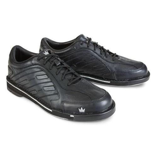 Brunswick Men's Team Brunswick Black Right-Handed Wide Bowling Shoes - Perfect for League Play & Competitive Bowling
