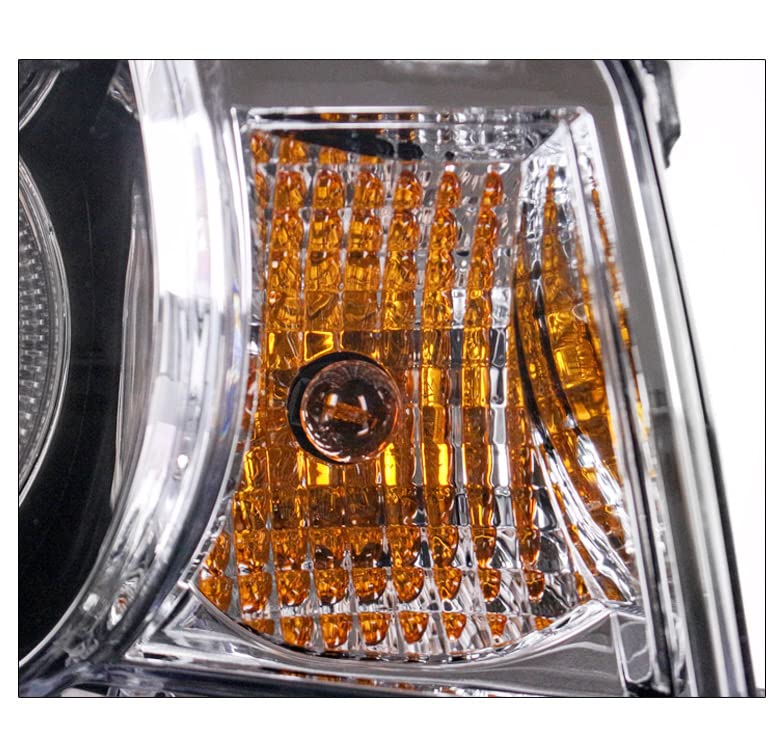 2010-2013 Chevy Camaro CCFL Halo Chrome Projector Headlights with 6.25