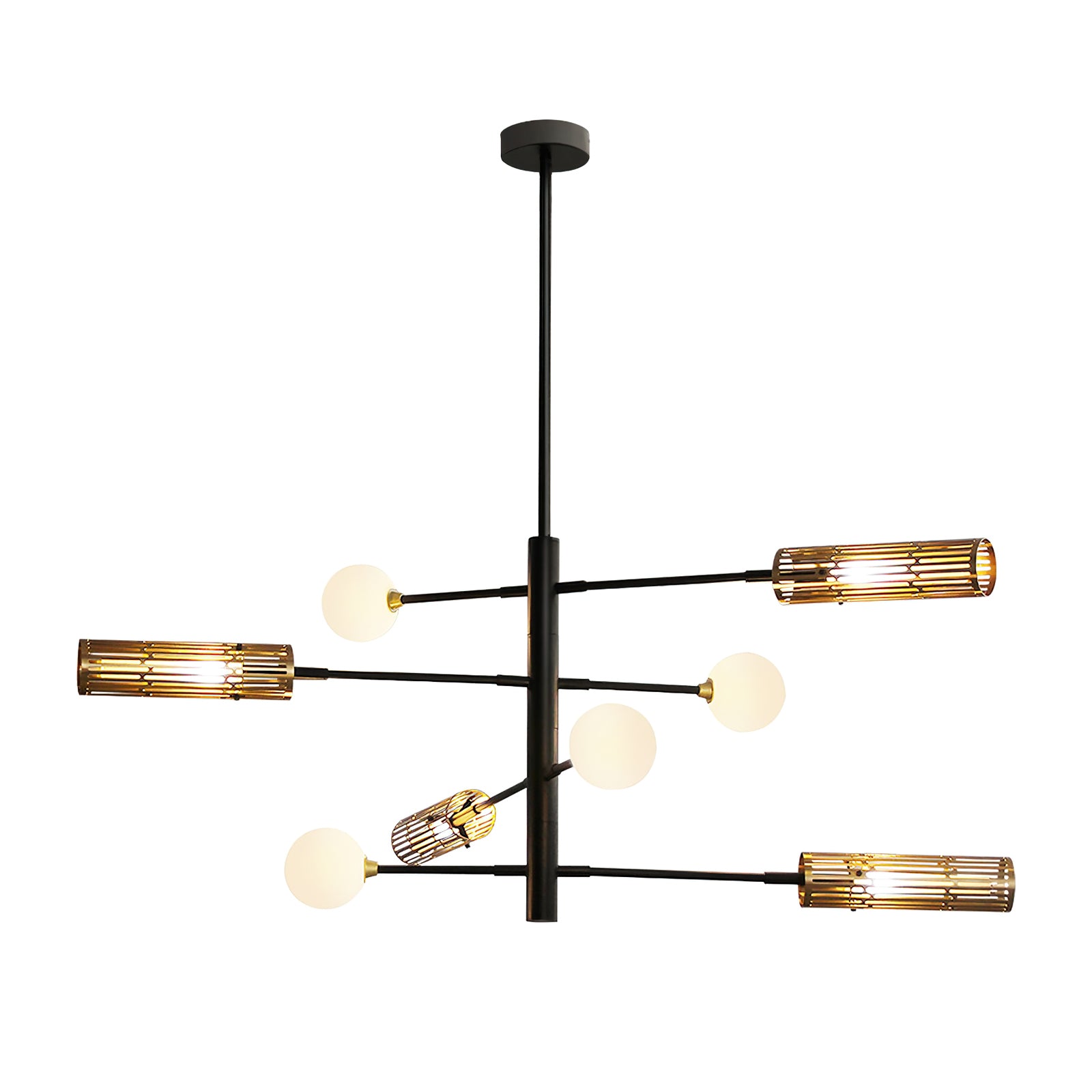 Julia Chandelier - Elegant Crystal Ceiling Light Fixture for Dining Room & Bedroom | Modern Home Decor Lighting
