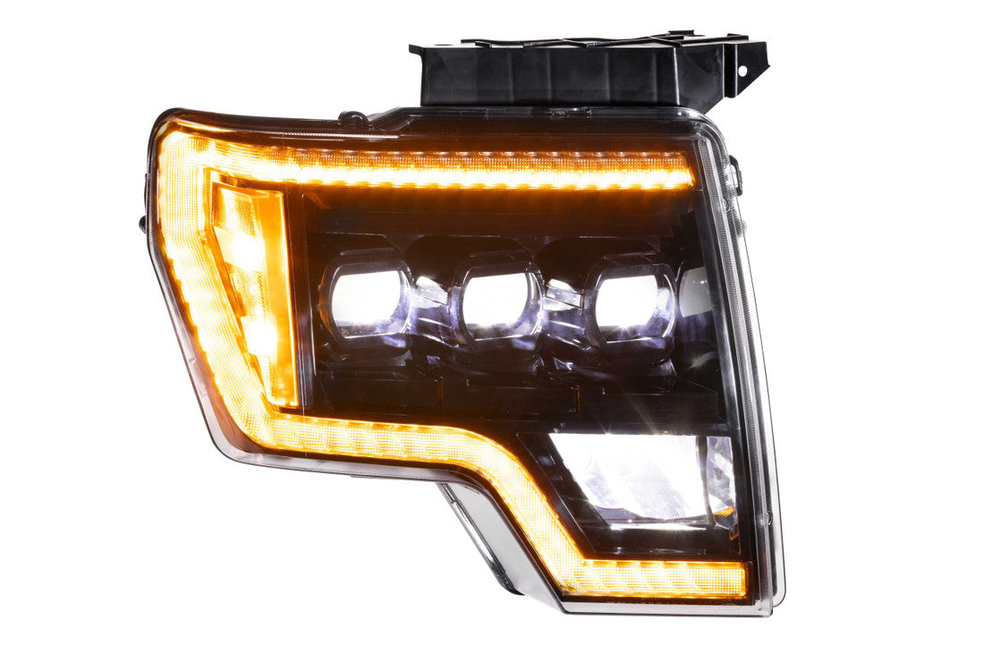 FORD F-150 (2009-2014) XB LED Headlights with Amber DRL - Upgrade Your Truck Lighting for Night Driving & Off-Road Adventures