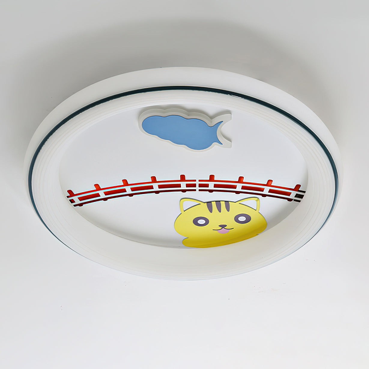 Adorable Cartoon Ceiling Light - Kids Room Decor, Nursery Lighting, Playroom Fixture - Perfect for Bedrooms, Children's Spaces & Themed Rooms