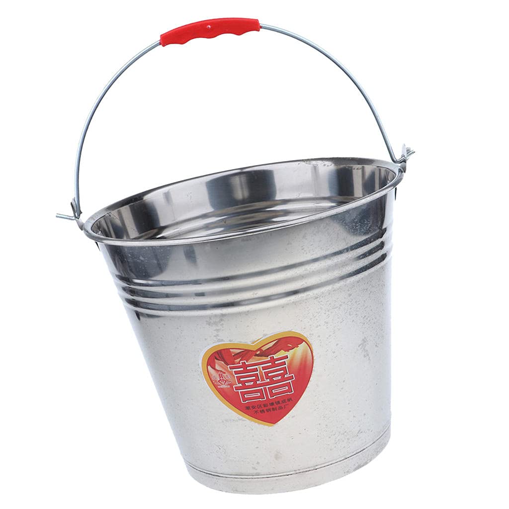 TOOYFUL Stainless Steel Champagne & Wine Bucket Cooler - Elegant Ice Bucket for Wine Bottles, Perfect for Parties, Weddings, and Home Entertaining