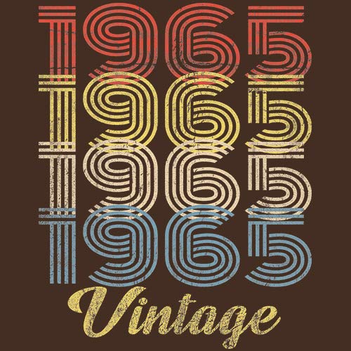 Vintage 1965 Retro 60th Birthday Gift T-Shirt for Men - Funny 60 Years Old Present - Perfect for Dad, Grandpa & Husband Birthday Celebrations