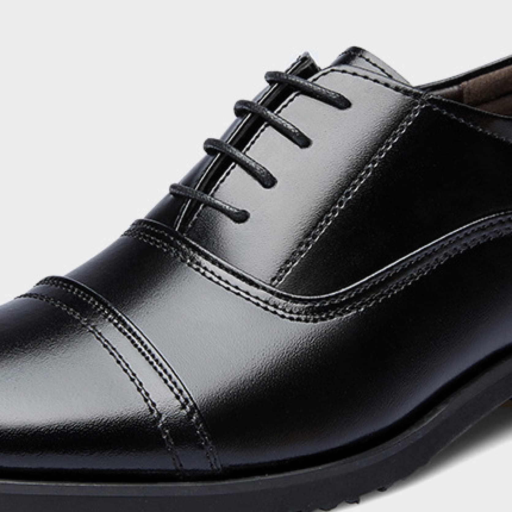 Men's Comfortable PU Leather Oxford Shoes - Business Formal & Casual Lace Up Dress Shoes for Office Work | Perfect for Business Meetings, Weddings & Daily Wear