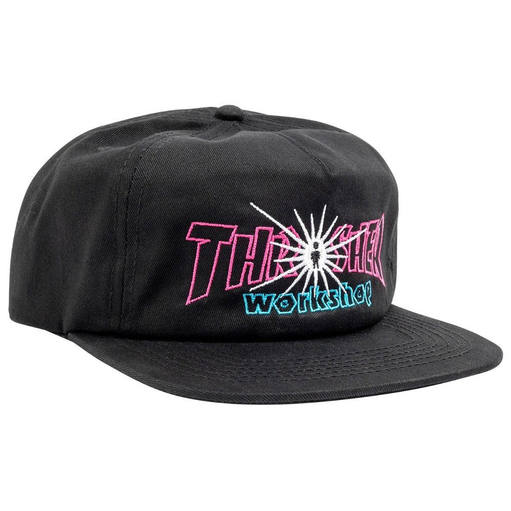 Thrasher Nova Snapback Hat - Trendy Adjustable Baseball Cap for Men & Women - Perfect for Skateboarding, Streetwear, and Casual Outfits
