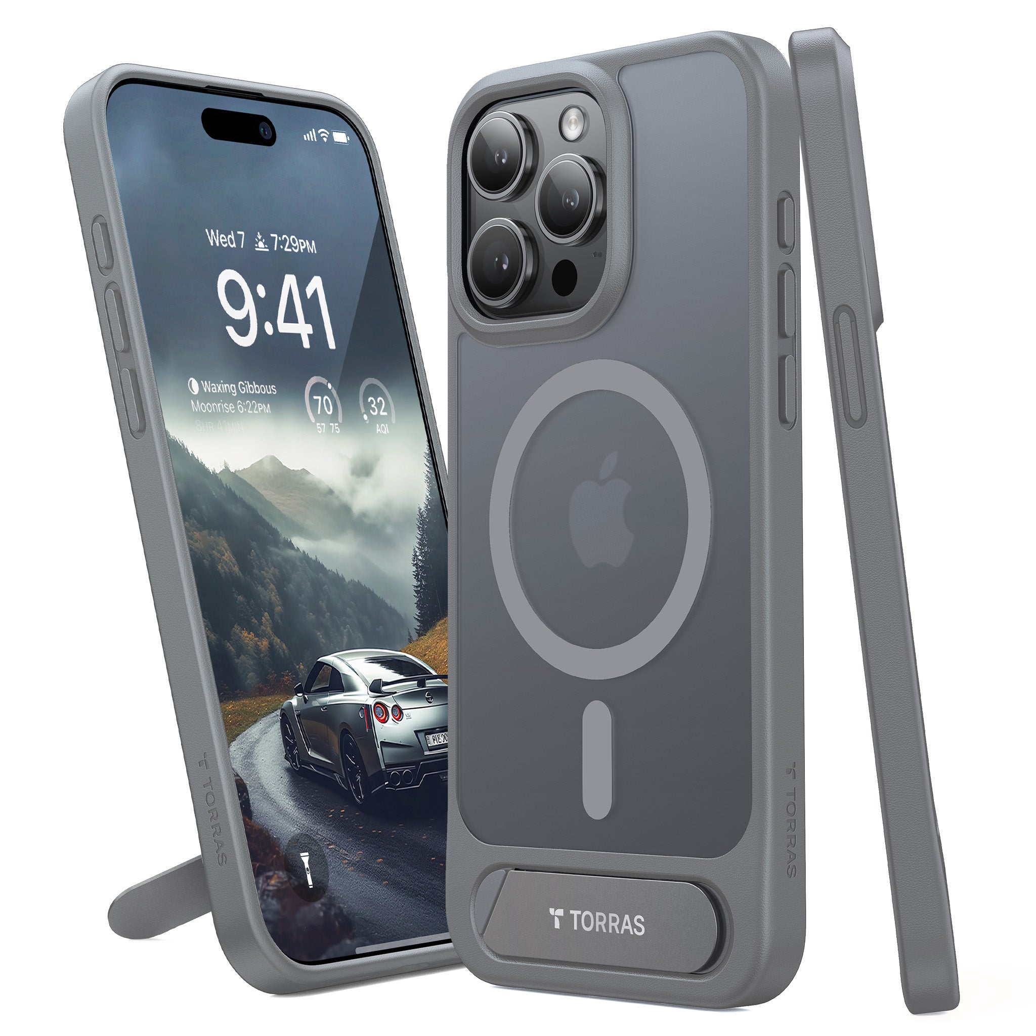 Ostand L1 Phone Stand Holder for iPhone 15 Pro - Adjustable & Portable, Perfect for Desk, Bedside, Office, and Travel Use