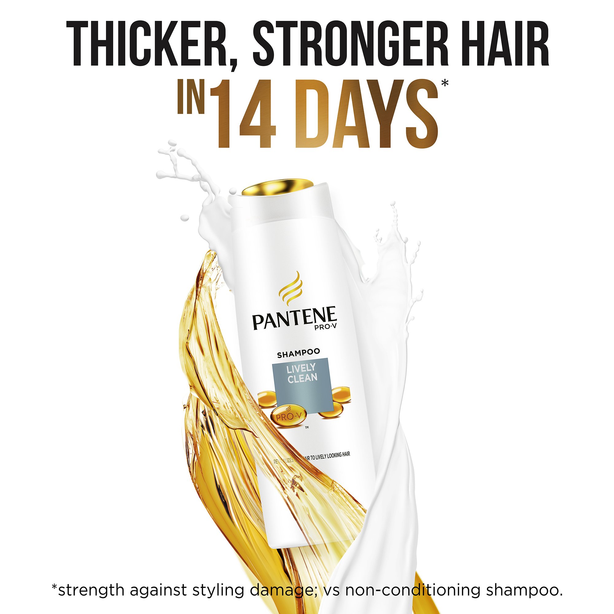 Pantene Lively Clean Shampoo for Shiny Hair - 200ml Bottle | Daily Volumizing & Refreshing Hair Care | Perfect for Home & Travel Use