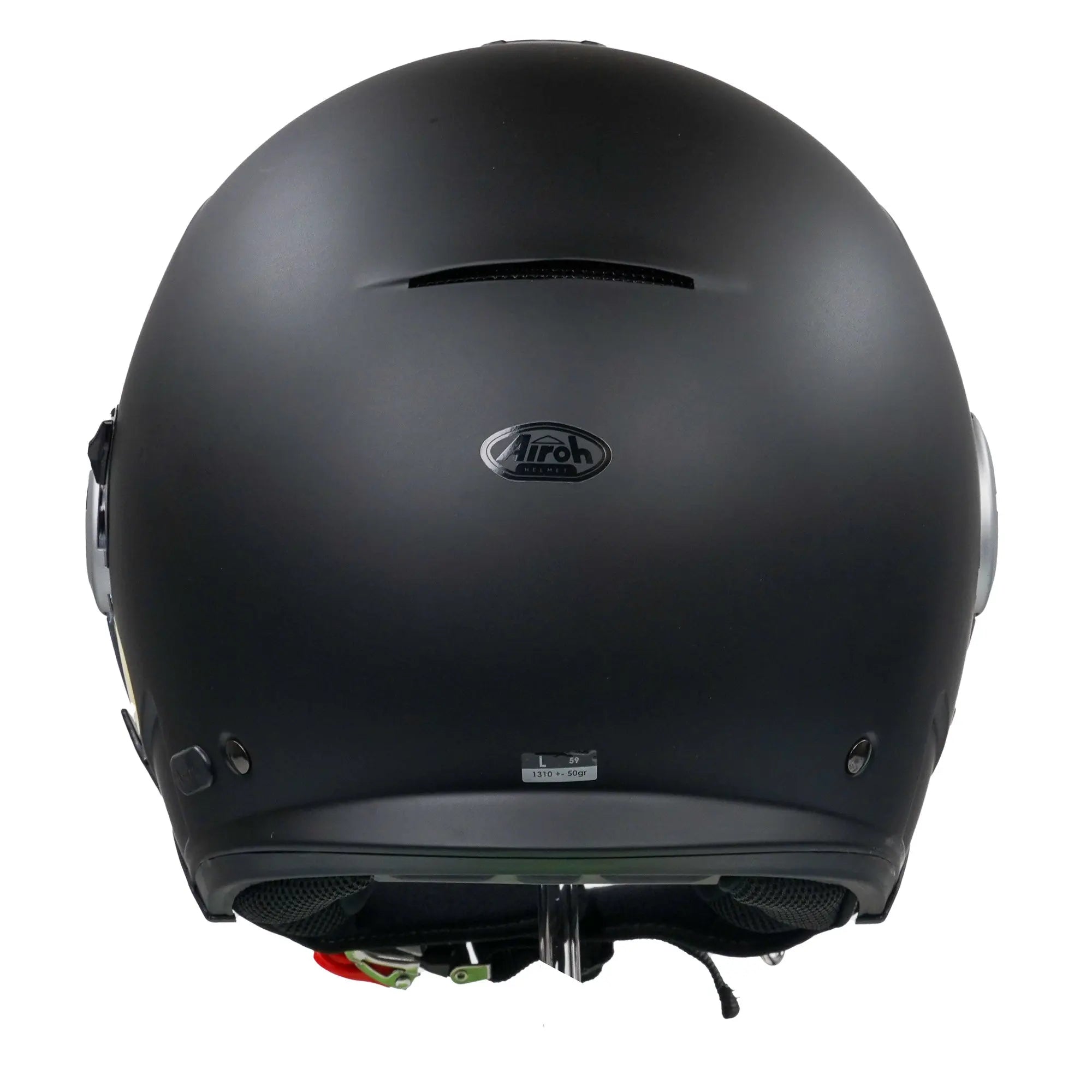 Airoh Helios Jet Matt Black Motorcycle Helmet - Lightweight, DOT & ECE Certified for Street & Racing - Perfect for Urban Commuting & Track Days