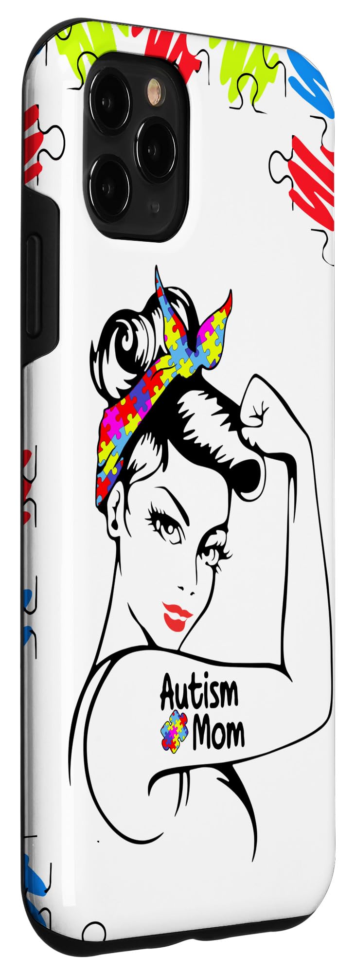 iPhone 11 Pro Max Case - Autism Awareness Protective Cover for Moms | Durable Shockproof Phone Case for Autism Moms | Perfect for Daily Use, Parenting & Autism Support