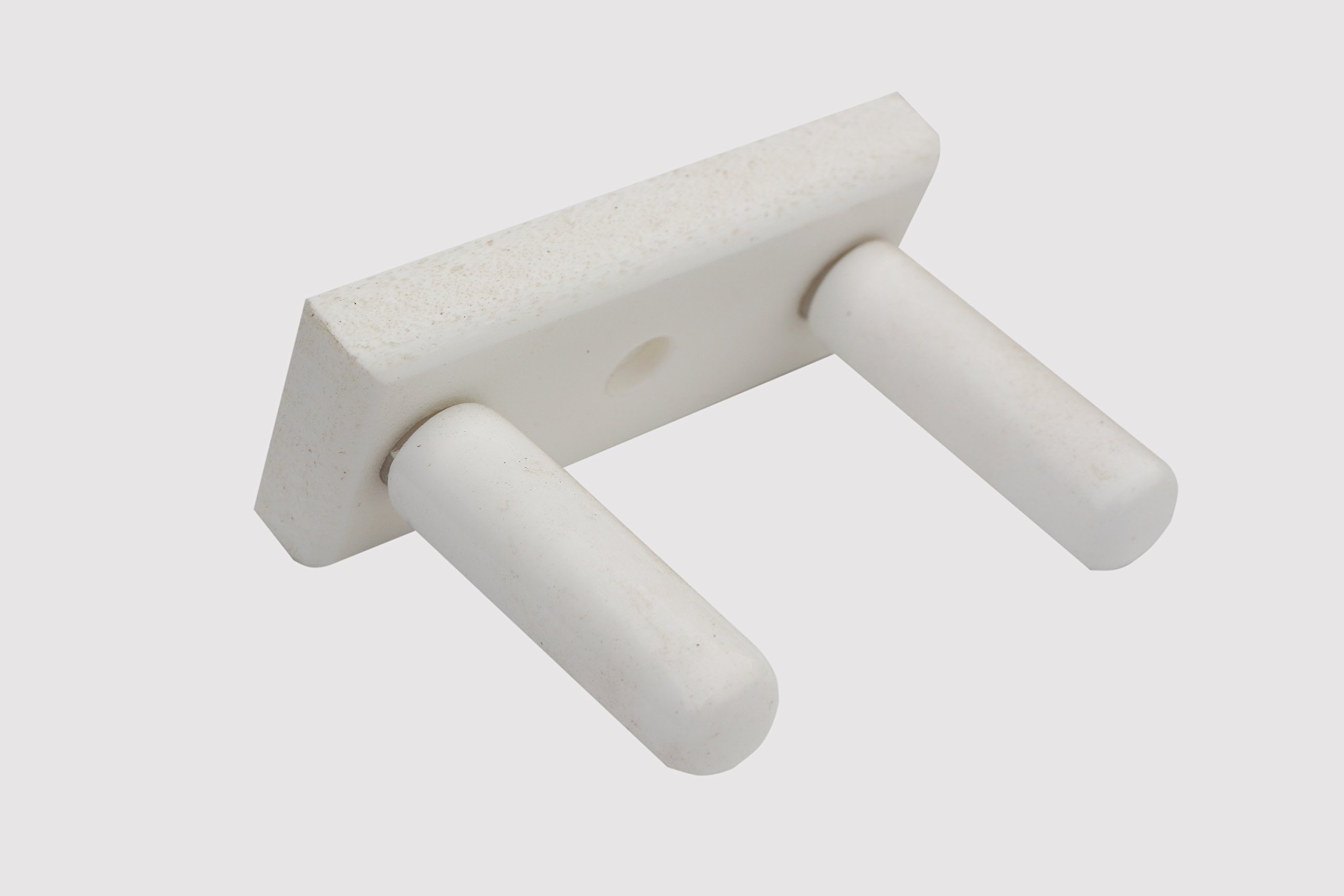 Guitar Hero Wall Mount - USA Made White Vertical Guitar Hanger for Secure Storage - Perfect for Bedroom, Studio & Game Room Organization