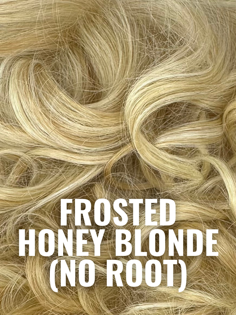 INFINITE HEART Frosted Honey Blonde Lace Front Wig - No Root, Natural Look Human Hair Wig for Women | Perfect for Cosplay, Daily Wear & Special Occasions