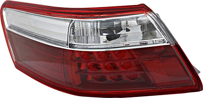 Toyota Camry Hybrid LED Tail Light Lamp - Left Side Driver Replacement for 2007 2008 2009 Models | Durable & Bright Brake Light for Night Driving Safety