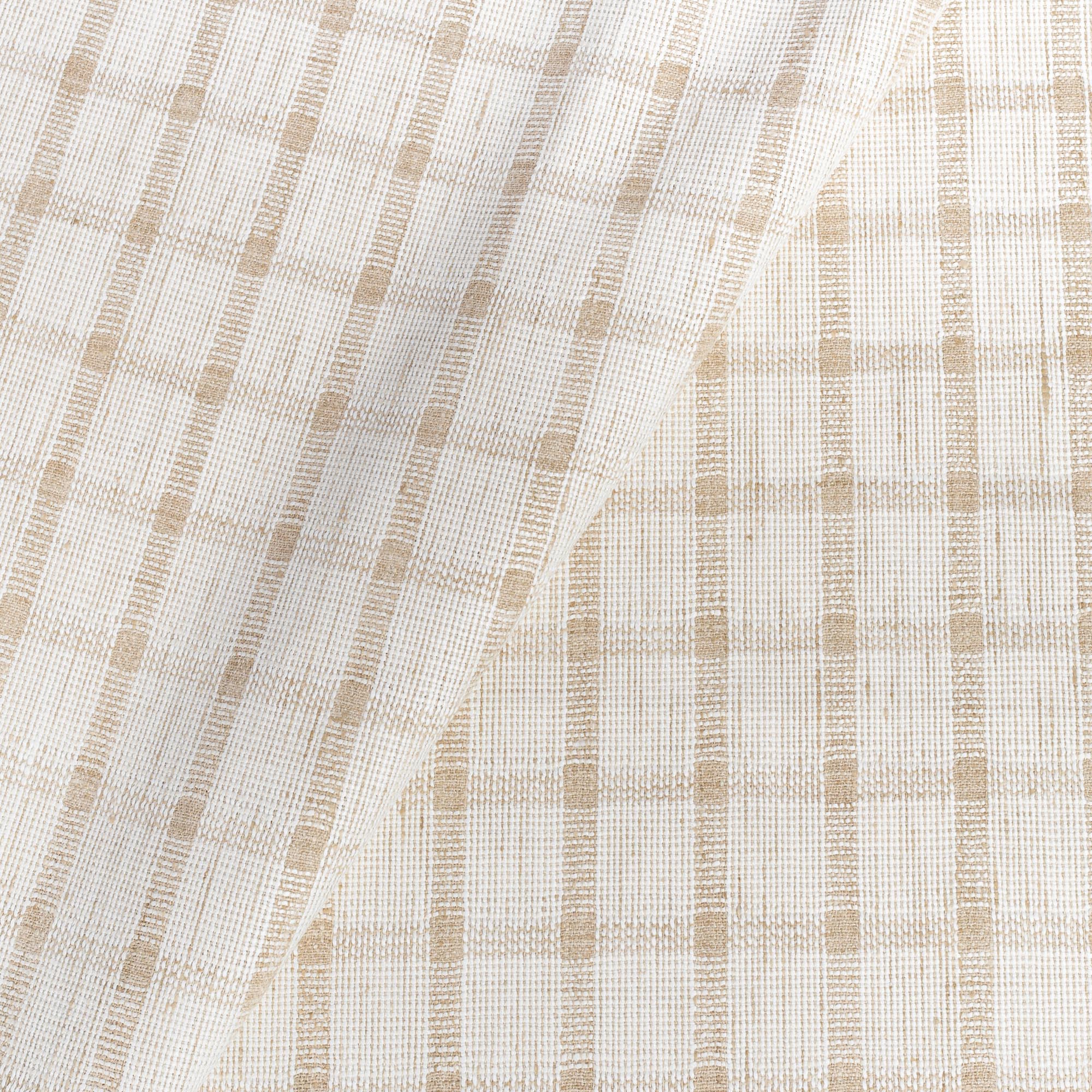 Harriet Check Fabric - Natural Cotton Plaid Textile for Upholstery, Curtains & Home Decor | Perfect for DIY Sewing Projects & Crafting