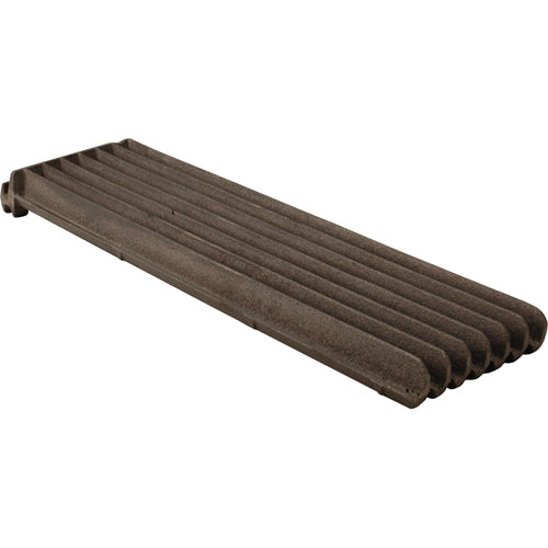 FMP 220 1061 Heavy Duty Cast Iron Slanted Top Broiler Grate - Durable Grill Replacement Part for Outdoor BBQ, Gas Stoves & Camping Cooking
