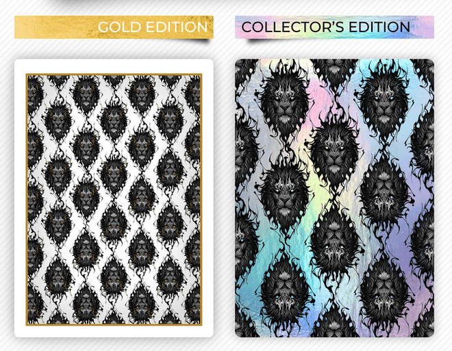 Premium Gilded Ink Beast Collector's Edition Playing Cards - Luxury Deck for Card Games, Magic Tricks & Poker Nights - Perfect Gift for Card Collectors and Game Enthusiasts