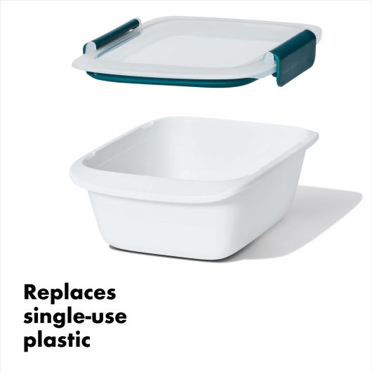 OXO Prep & Go Sandwich Container - BPA-Free, Leak-Proof Food Storage Box for School, Office & Picnics | Perfect for Meal Prep & On-the-Go Lunches