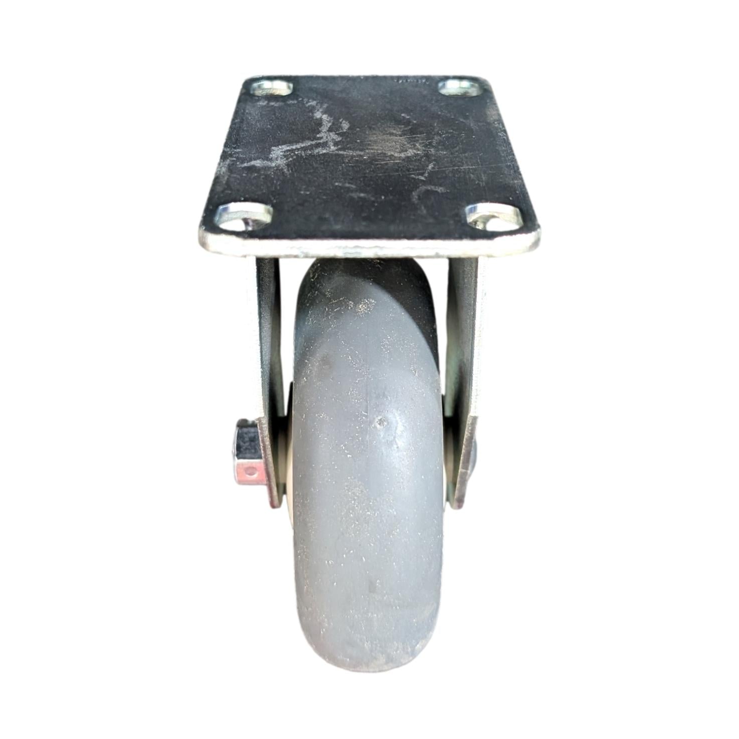 4-Pack 1 1/4 Inch Thermo Pro Heavy Duty Wheel Casters with Dust Caps - 250 lbs Capacity per Caster - for Furniture, Equipment, and Industrial Use
