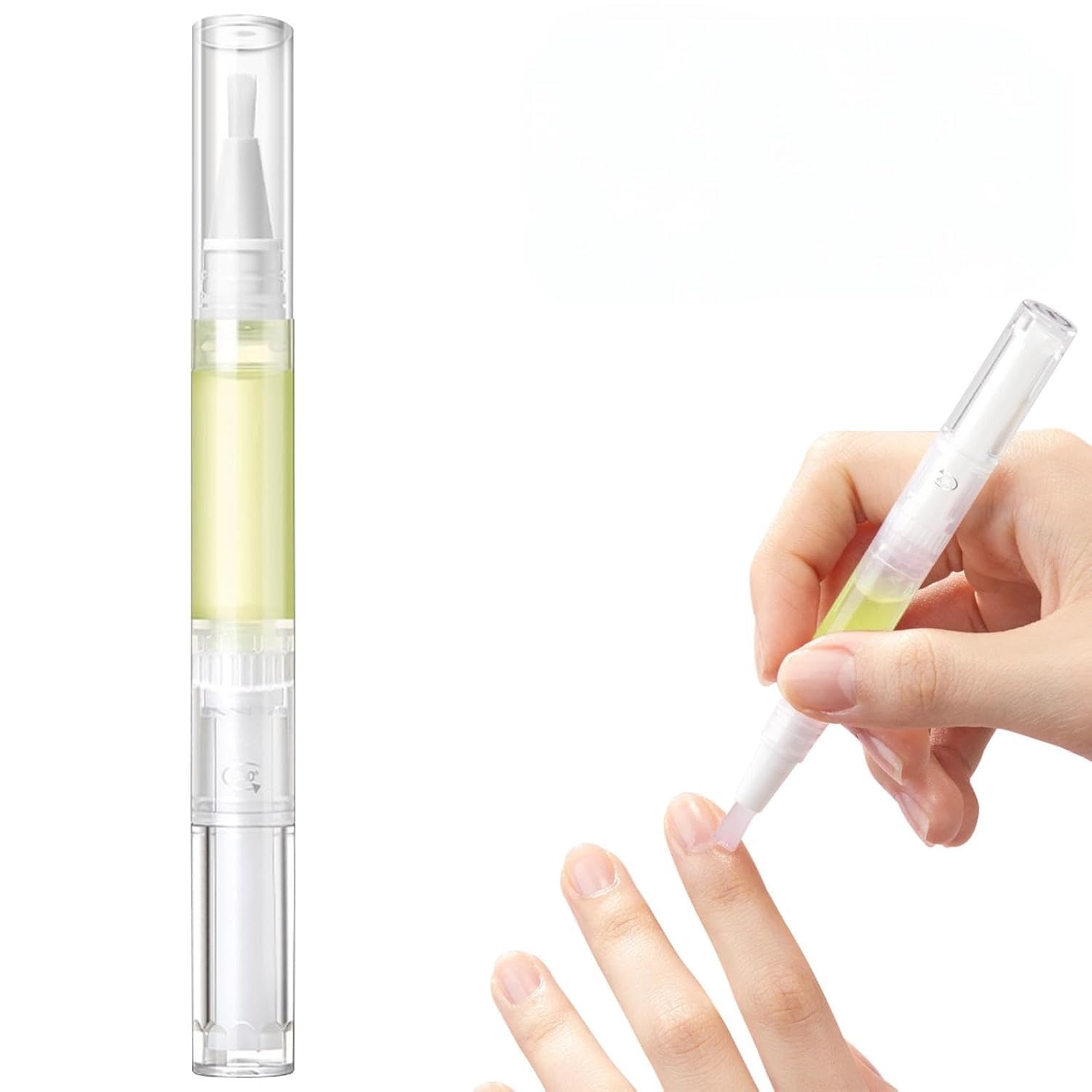 ZAUKY Nail Growth & Strengthening Oil - Cuticle Care Treatment for Healthy Nails | Moisturizing Nail Strengthener with Nourishing Pen | Perfect for Manicures, Dry Cuticles & Brittle Nails | Multicolor