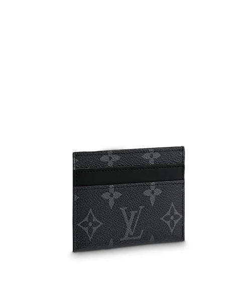 LV Multiple Wallet Monogram Eclipse Black - Luxury Designer Wallet for Men - Perfect for Everyday Use, Travel & Business