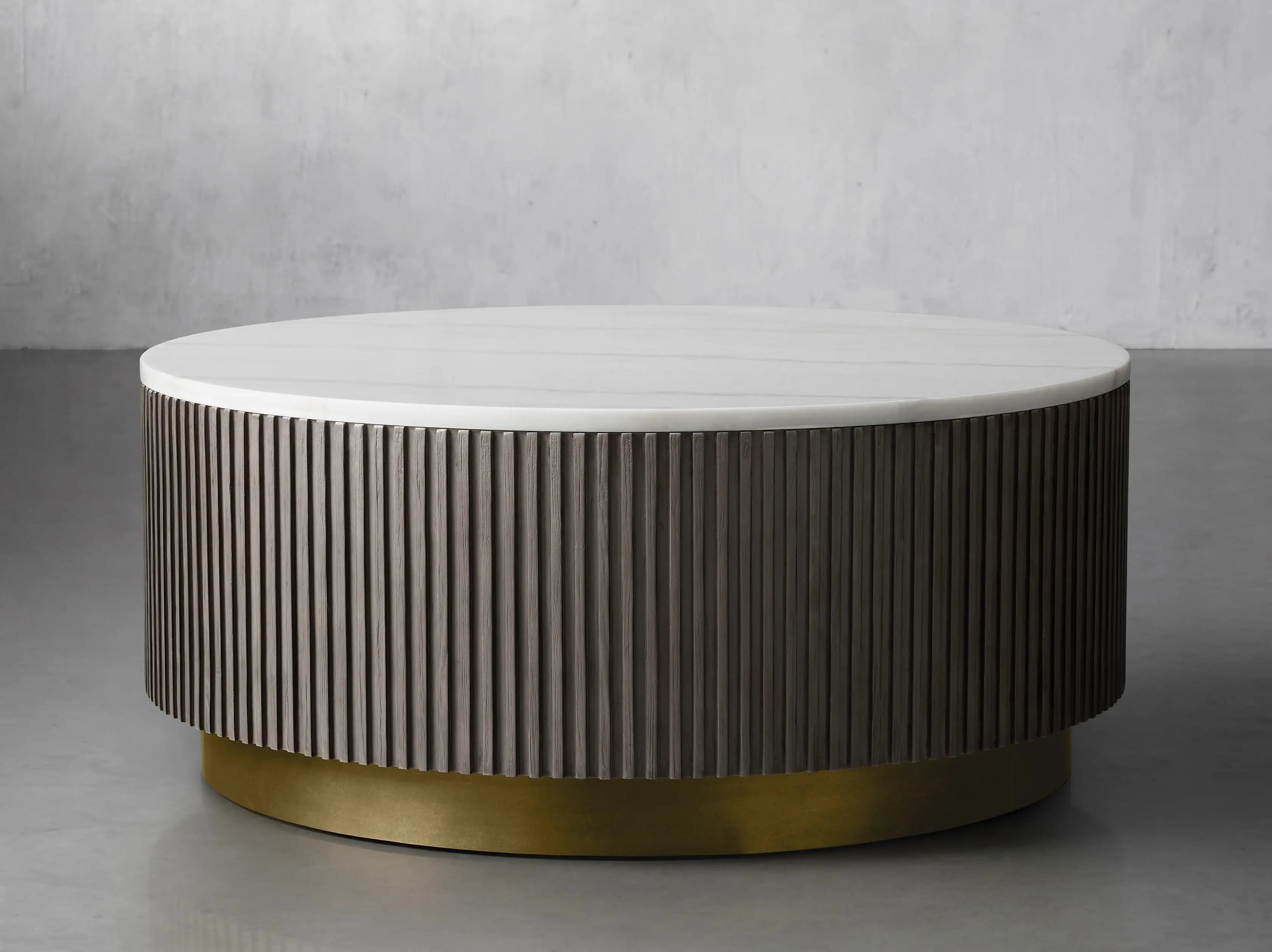 Modern Round Coffee Table - Stylish & Durable Living Room Centerpiece for Home Decor | Perfect for Small Spaces, Apartments & Cozy Gatherings