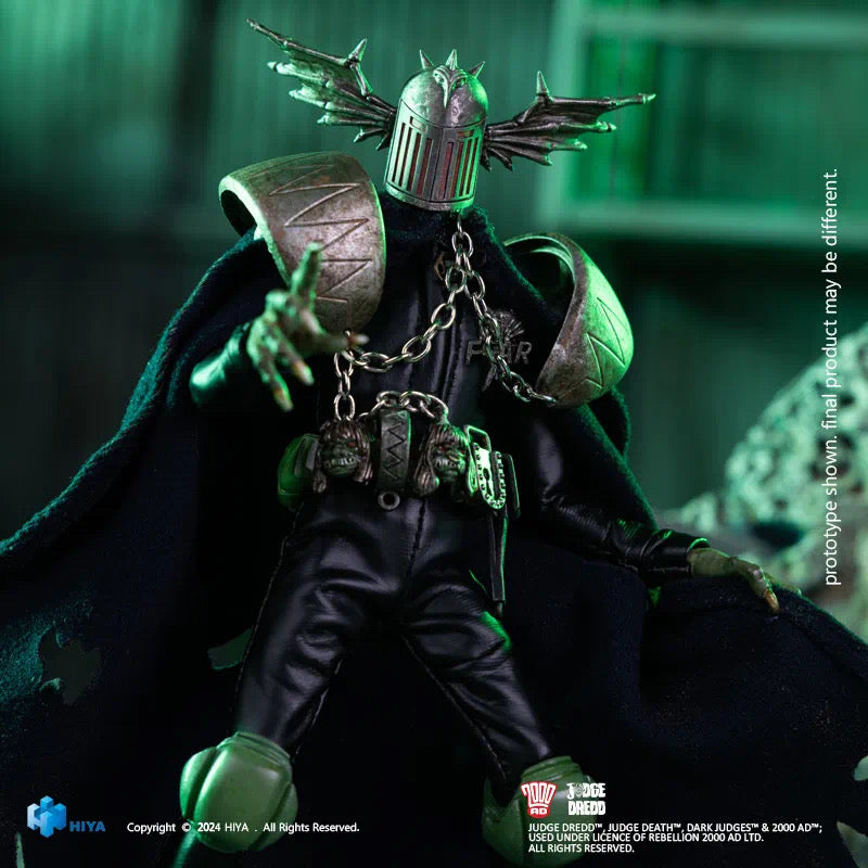 HIYA 6-Inch 1/12 Scale Judge Fear Action Figure - Premium Collectible Super Series - Perfect for Display & Dredd Universe Fans