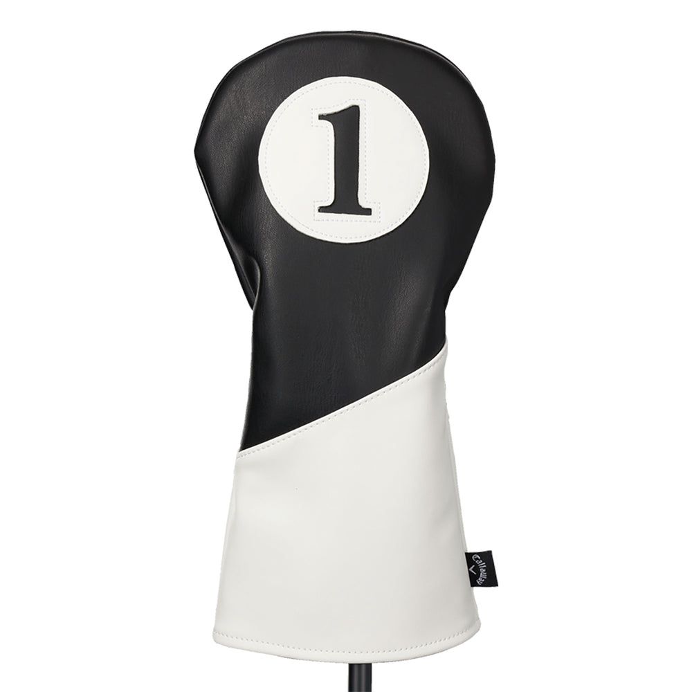 Callaway Vintage Golf Driver Headcover - Premium Leather Club Cover for Men & Women - Perfect for Golf Course & Driving Range Use