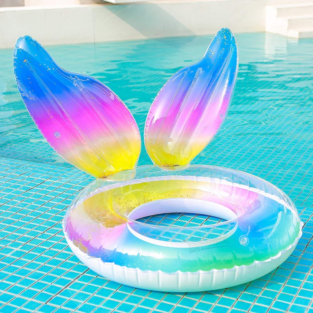 **Premium Mermaid Pool Floats for Teens & Adults - Durable Lake & Pool Floaties, Fun Water Toys for Summer Relaxation - Perfect for Backyard Pools, Beach Parties & Lake Vacations (Color: Mermaid)**