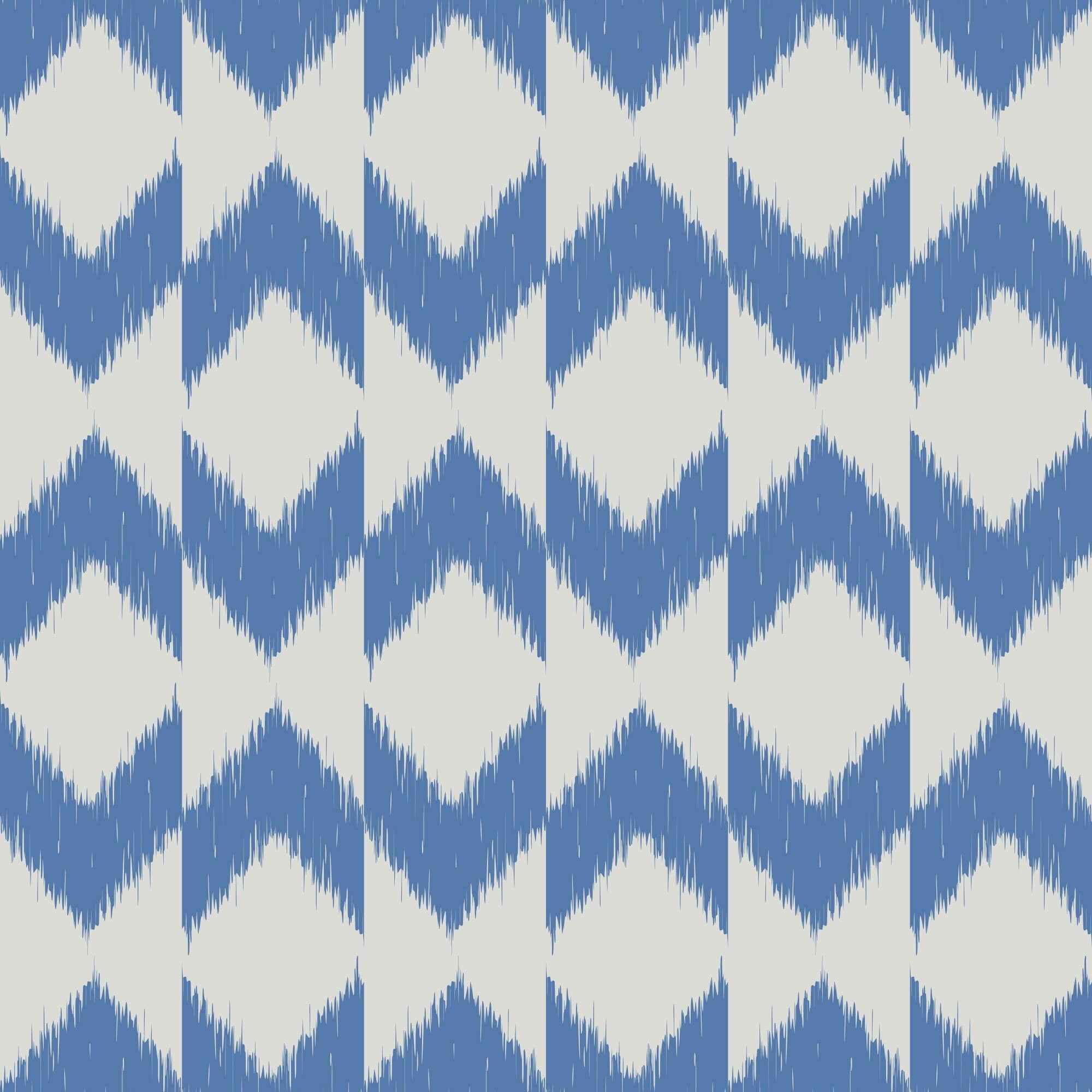 Blue Ikat Geometric Peel and Stick Removable Wallpaper 5475 - Self-Adhesive Wall Decor for Bedroom, Living Room & Nursery - Easy to Install & Remove