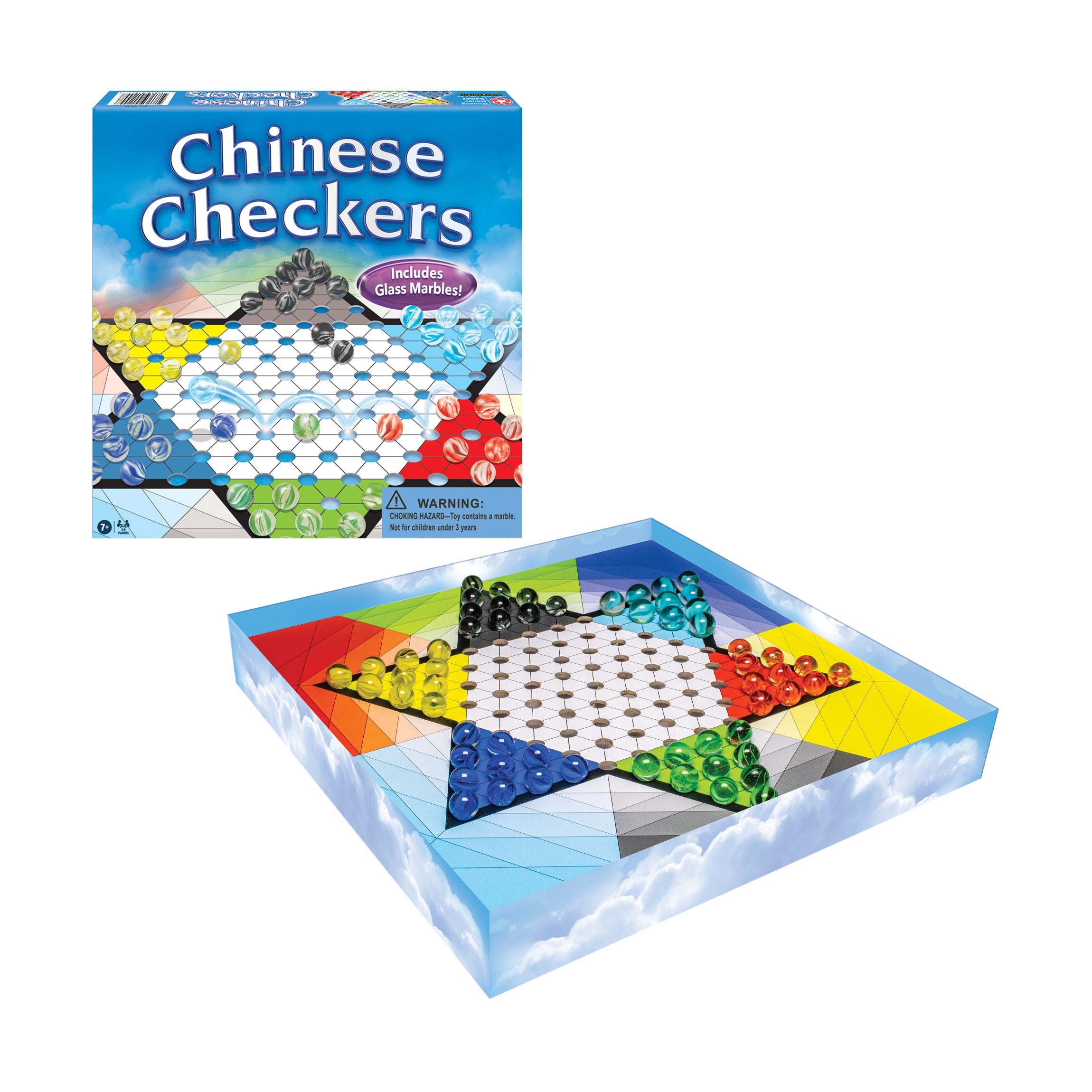 Handcrafted Classic Chinese Checkers Wooden Board Game Set - Fun Strategy Game for Family Game Nights & Kids Educational Play