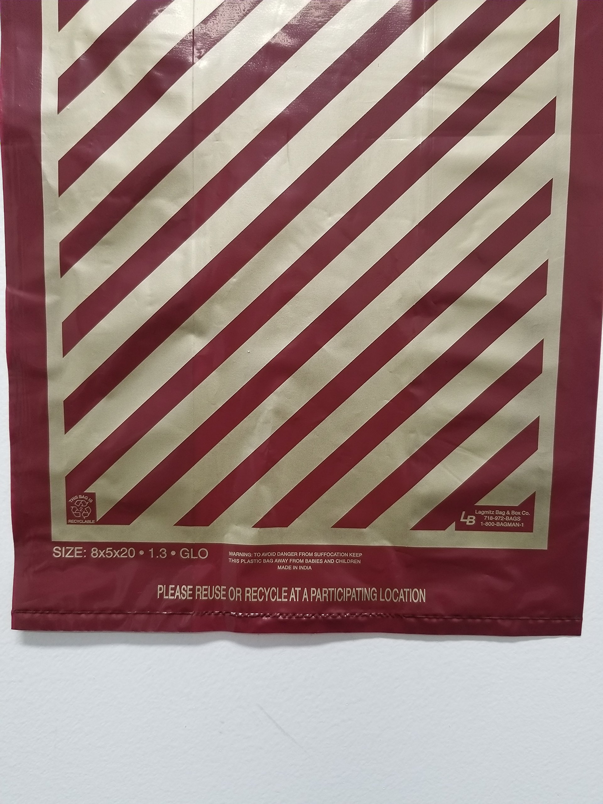 Heavy-Duty Plastic Wine & Liquor Shopping Bags - 2000 Pack (8