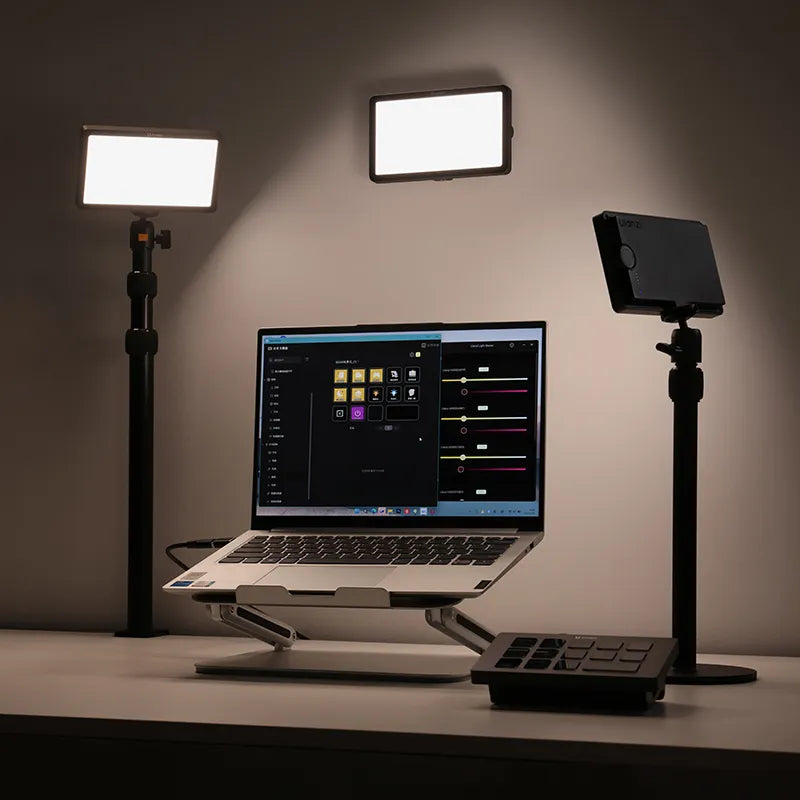 Ulanzi K6500 Magnetic Bluetooth Video Light - Professional Studio Lighting for YouTube, TikTok, Vlogging & Photography | Portable LED Light with Adjustable Brightness & Color Temperature