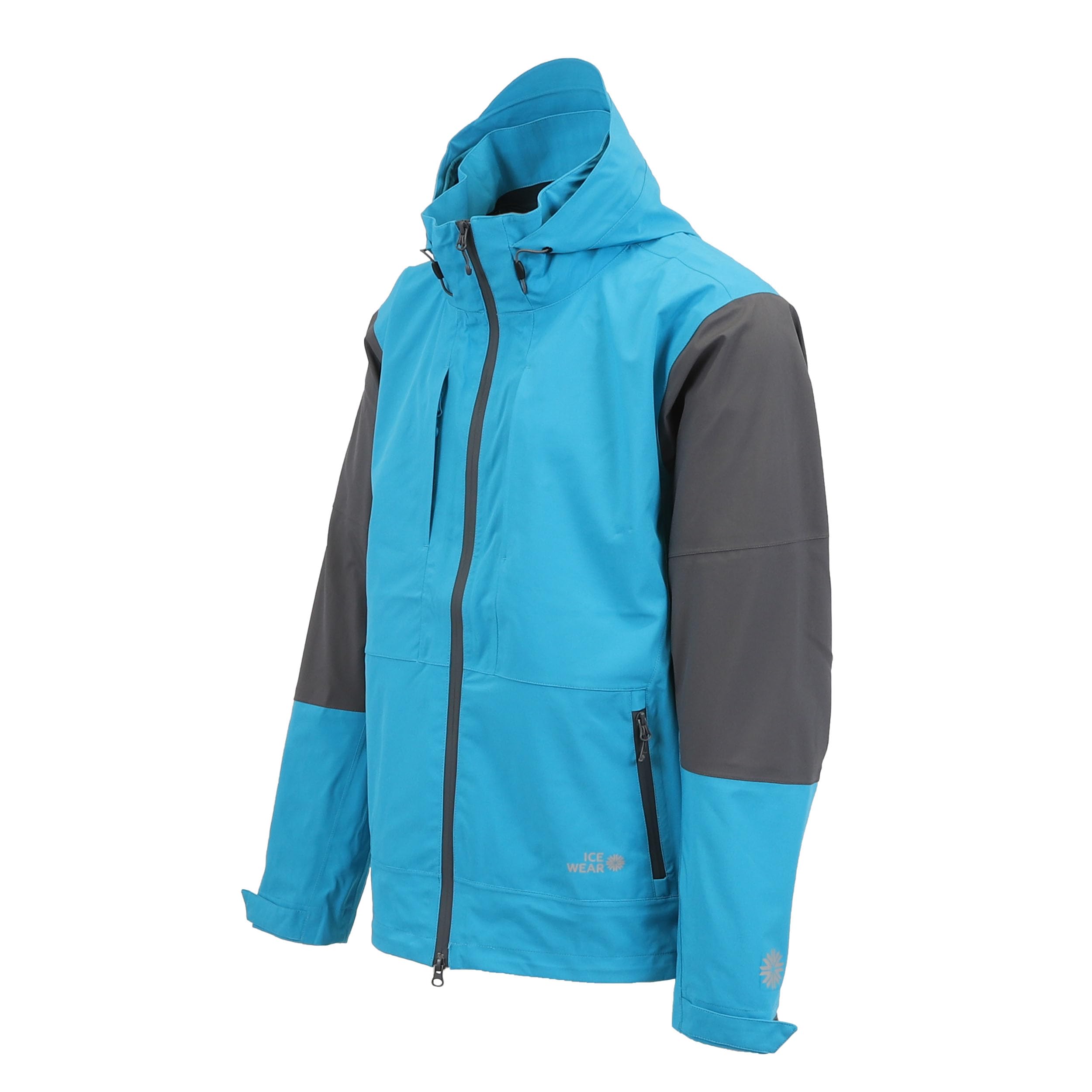 ICEWEAR Njáll 3-Layer Waterproof Windproof Hard Shell Jacket for Men - Lightweight Hiking & Outdoor Adventure Gear - Perfect for Skiing, Camping and Mountain Climbing